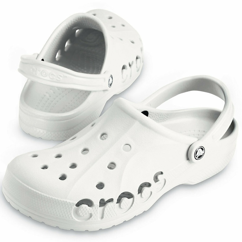 🆕 | 🤍 White Crocs